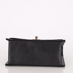 Chanel Top Handle Bag Black Lambskin AGHW