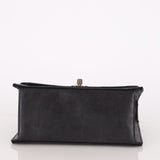 Chanel Top Handle Bag Black Lambskin AGHW