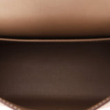 Hermès Mini Kelly Etoupe Epsom Sellier 2020 GHW