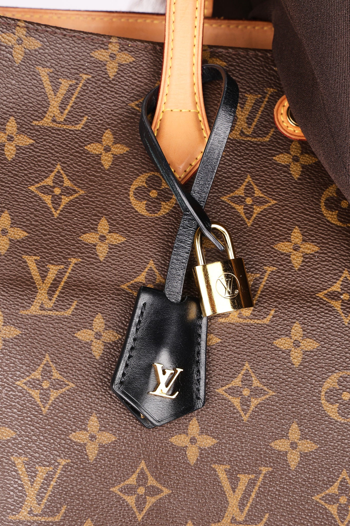 Louis Vuitton Leather Lock and Key