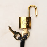 Louis Vuitton Leather Lock and Key