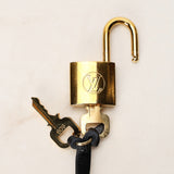 Louis Vuitton Leather Lock and Key