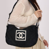 Chanel Sport Ligne Messenger Bag Canvas 2004 SHW