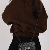 Rare Chanel Mini Single Flap Metallic Ponyhair 2015 RHW