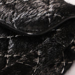 Rare Chanel Mini Single Flap Metallic Ponyhair 2015 RHW
