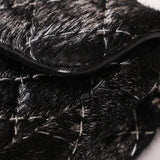 Rare Chanel Mini Single Flap Metallic Ponyhair 2015 RHW