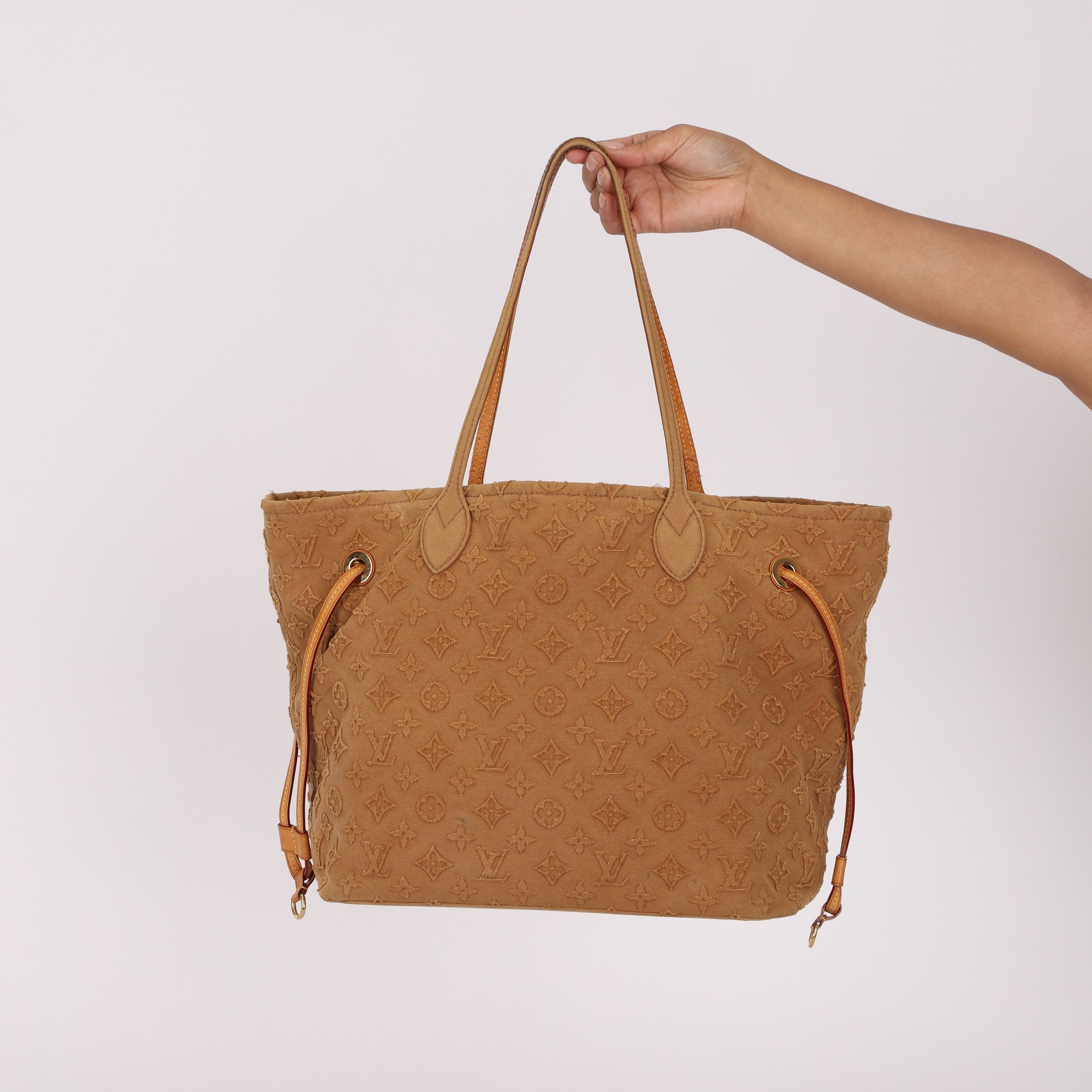Louis Vuitton Monogram Neverfull MM Stonewashed Denim
