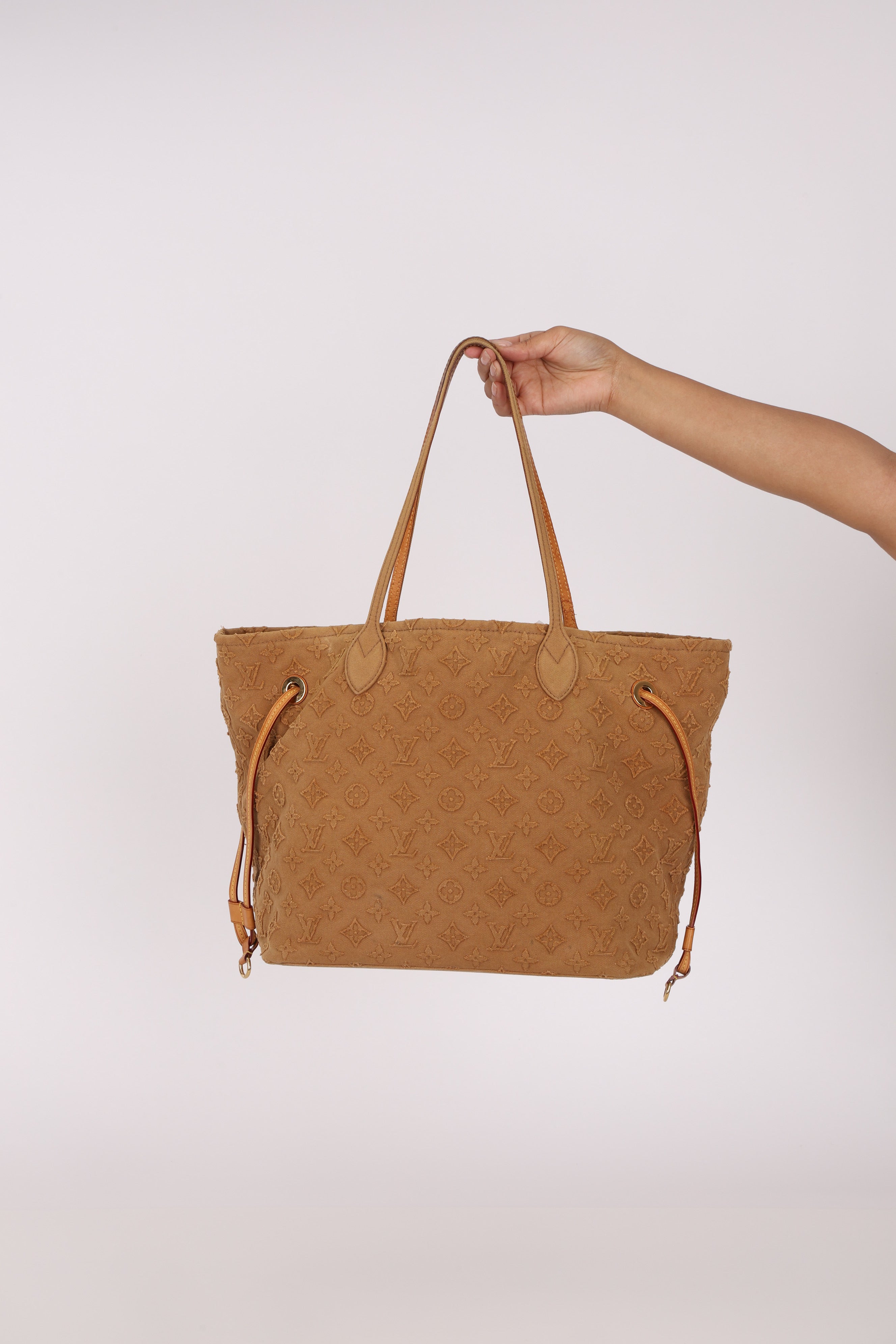 Louis Vuitton Monogram Neverfull MM Stonewashed Denim