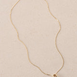 14K Yellow Gold FashioNica Mother of Pearl Mariner Chain Pendant Box Chain Necklace - Drop 23 - Drop 24
