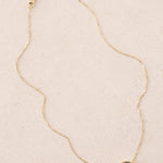 18K Yellow Gold Malachite Mariner Chain Pendant Box Chain Necklace