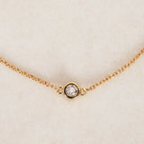 Modern 14K Yellow Gold Fine Diamond Charm Bracelet