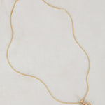 14K Yellow Gold and Lab Grown Diamond Pendant Charm