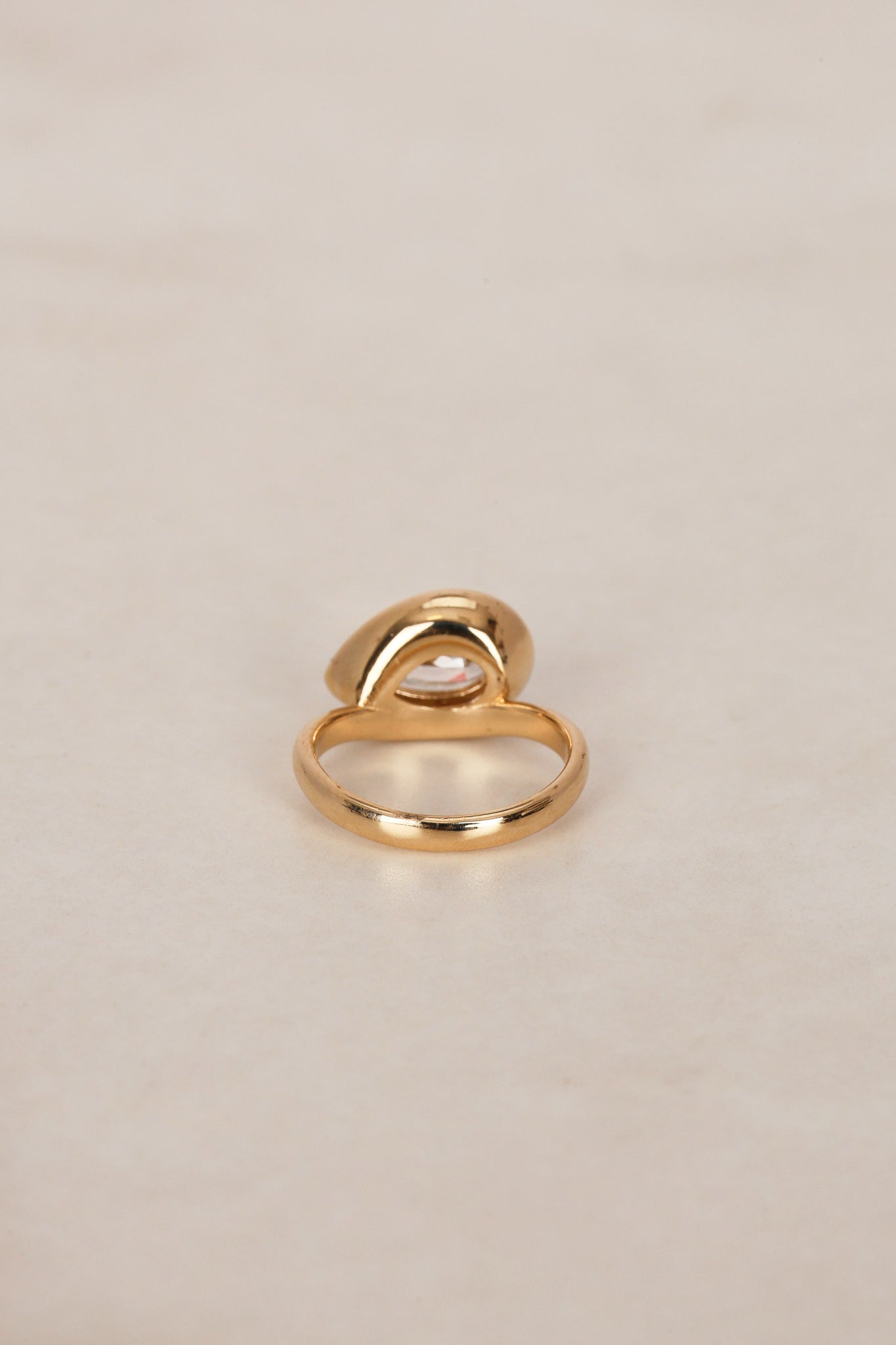 14K Yellow Gold Lab Grown Diamond Ridge Pinky Ring, Size US 4.25