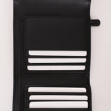 Chanel Trifold Wallet Black Croc Embossed 2026 GHW