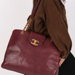 Chanel Supermodel Tote Bordeaux Caviar 24K GP