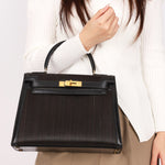 Hermès Kelly 28 (color + leather) GHW