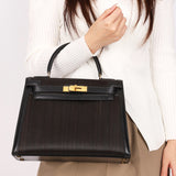 Hermès Kelly 28 (color + leather) GHW