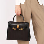 Hermès Kelly 28 (color + leather) GHW