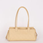Chanel Small Urban Essential East West Shopping Tote Light Beige Caviar GHW
