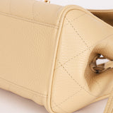 Chanel Small Urban Essential East West Shopping Tote Light Beige Caviar GHW