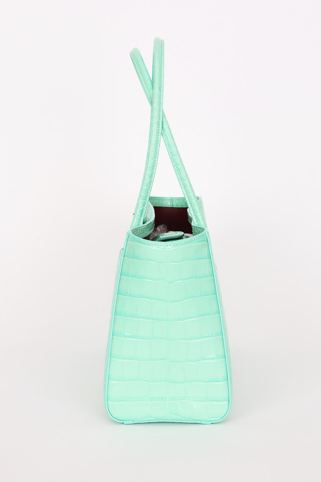 Chanel Large Shopping Tote Green Embossed Croc GHW
