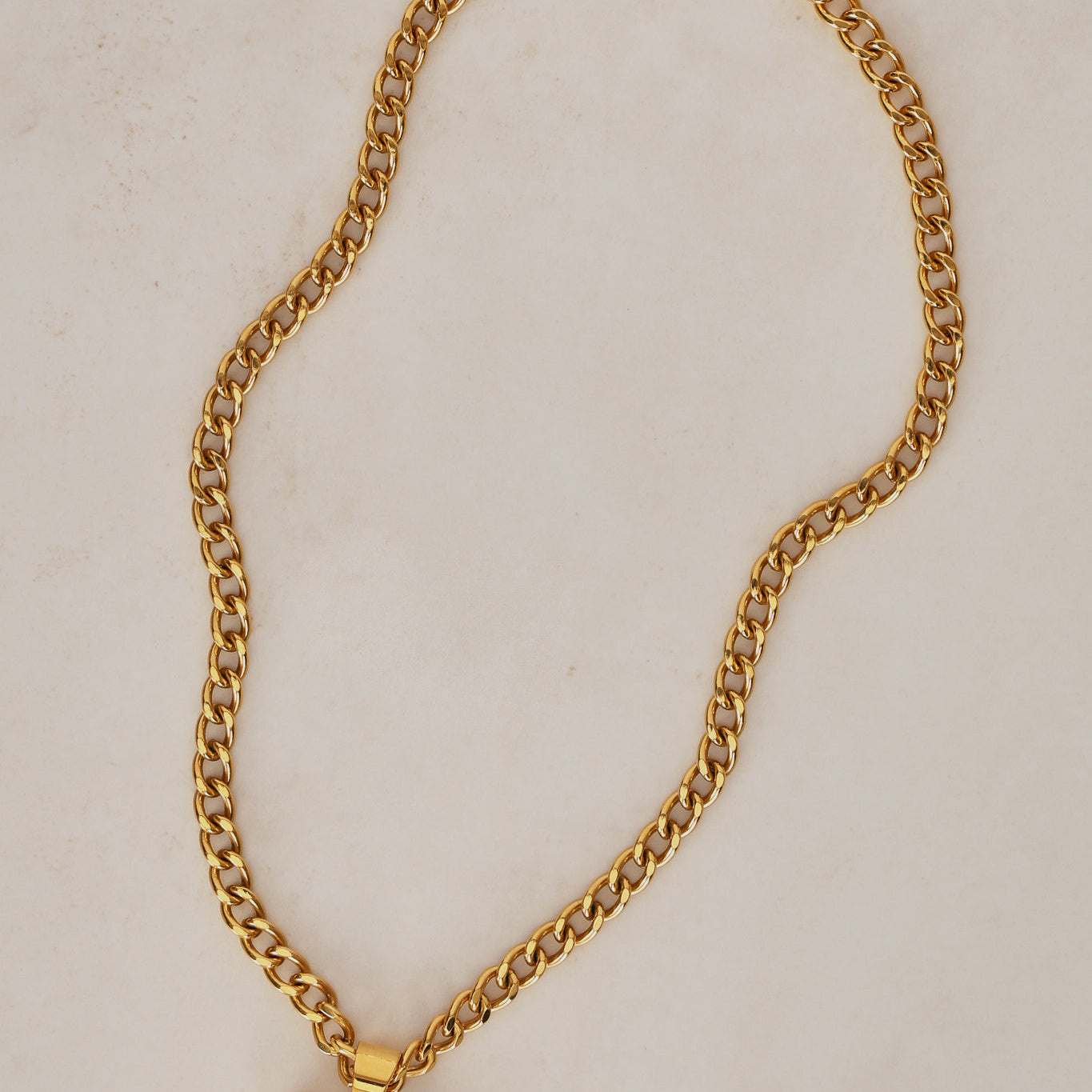 Chanel 1996 Double CC Turnlock Necklace 24K GP