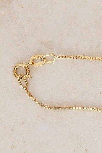 14K Yellow Gold FashioNica Malachite Mariner Chain Pendant Box Chain Necklace