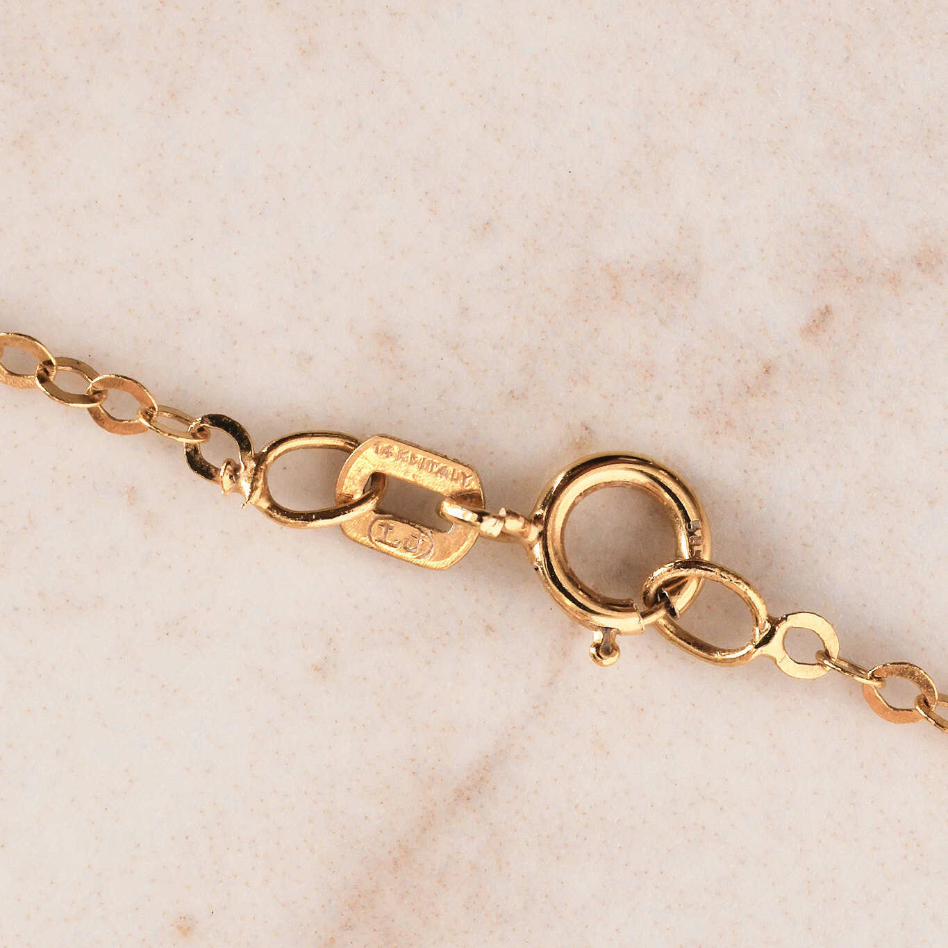 14K Yellow Gold and Lab Grown Diamond Pendant Necklace
