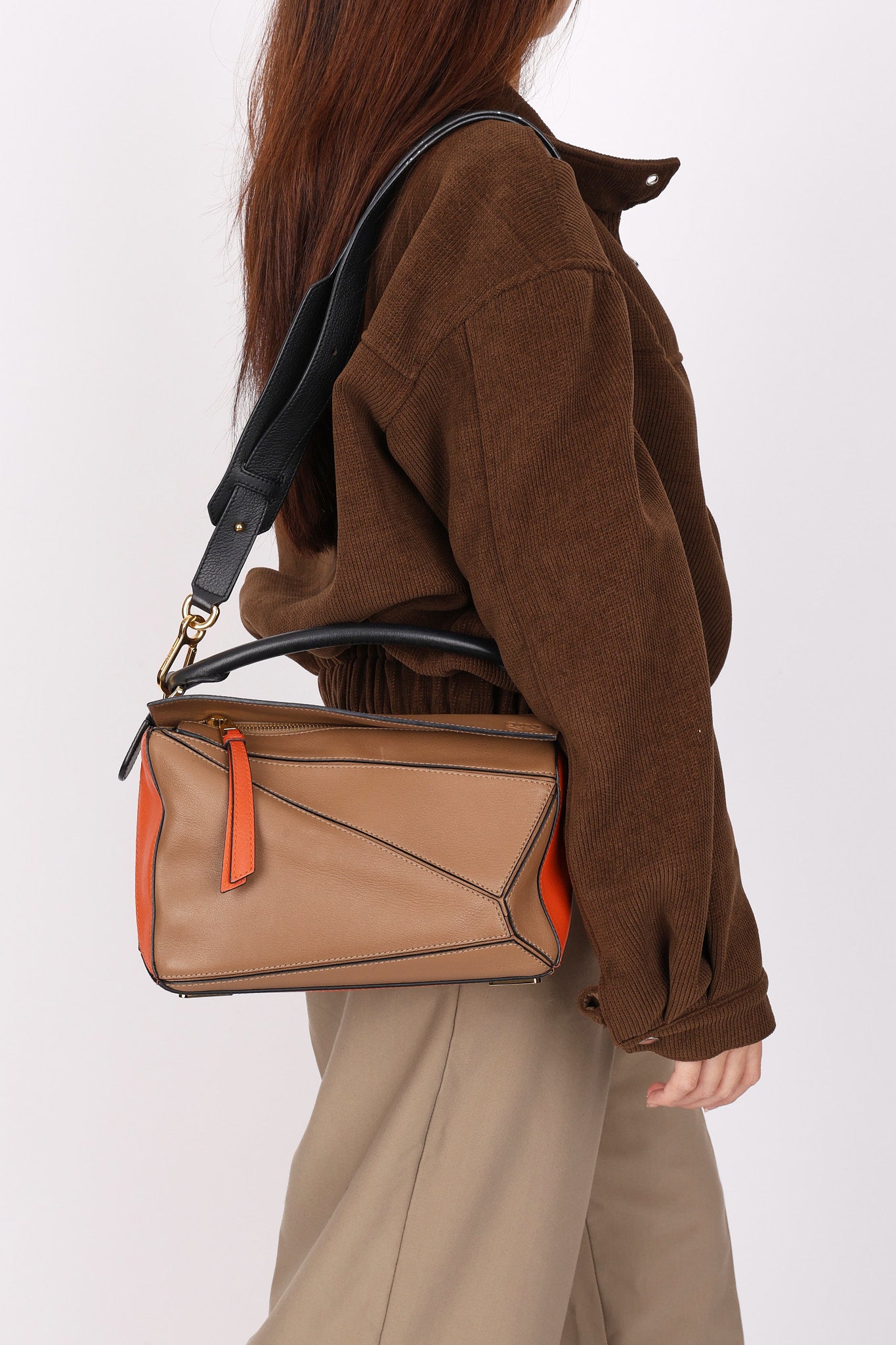 Loewe Tricolor Small Puzzle Bag