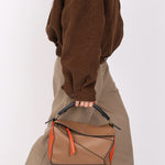 Loewe Tricolor Small Puzzle Bag