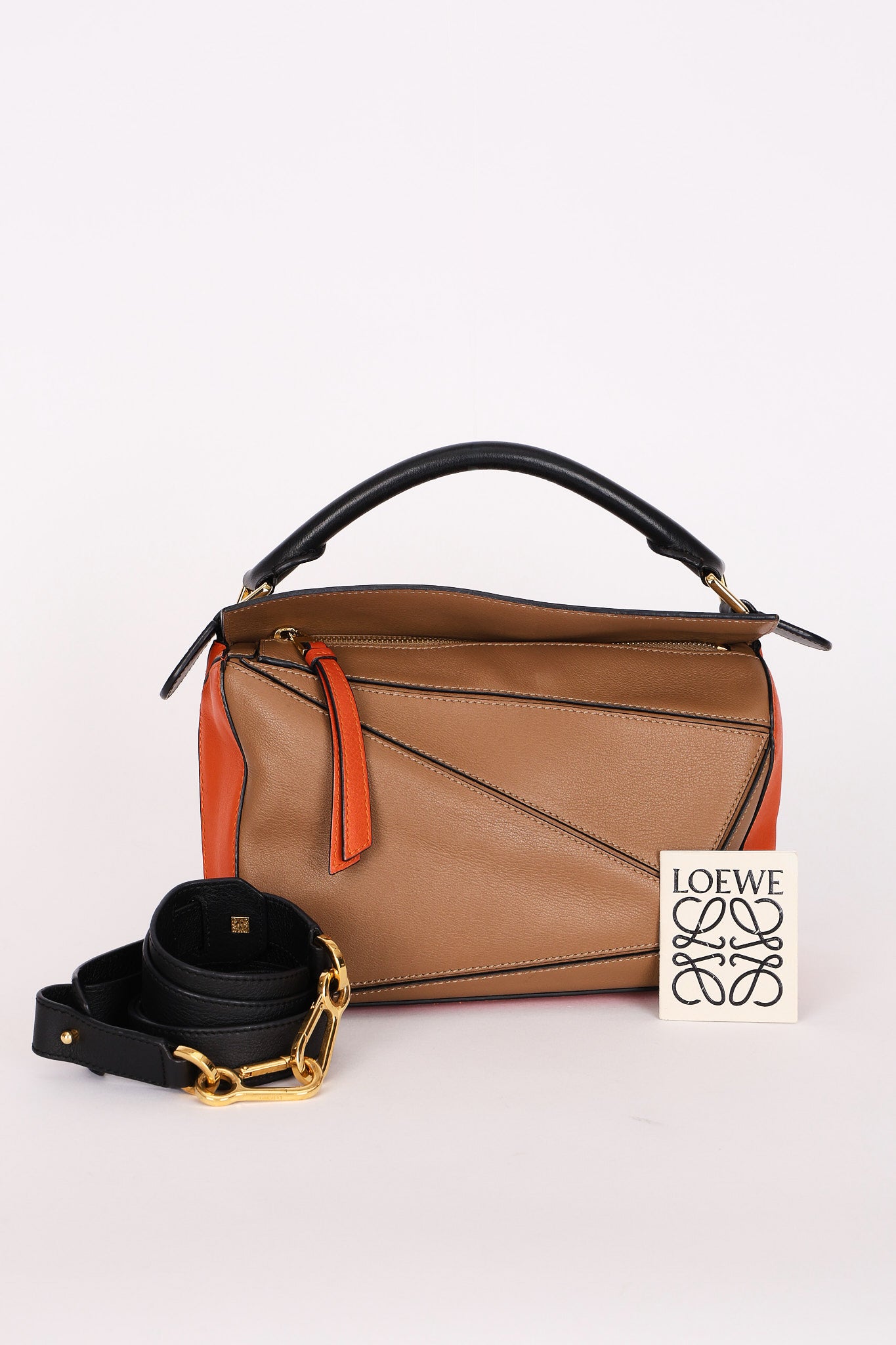 Loewe Tricolor Small Puzzle Bag