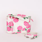 Loewe Mini White Floral Puzzle Edge Bag