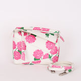 Loewe Mini White Floral Puzzle Edge Bag