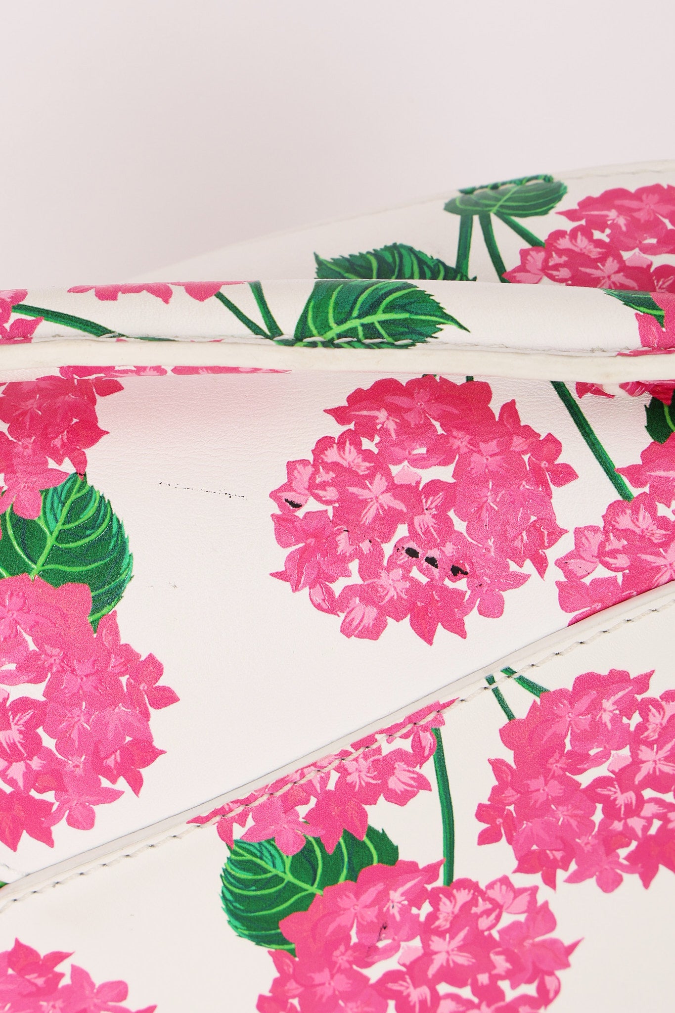 Loewe Mini White Floral Puzzle Edge Bag