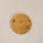 Chanel Gold Logo Brooch