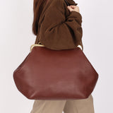 Coach Large Kisslock Frame Bag Brown