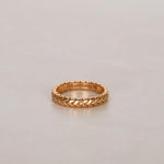 Bvlgari 18K Rose Gold Spiga Ring, Size US 4.25