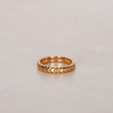 Bvlgari 18K Rose Gold Spiga Ring, Size US 4.25