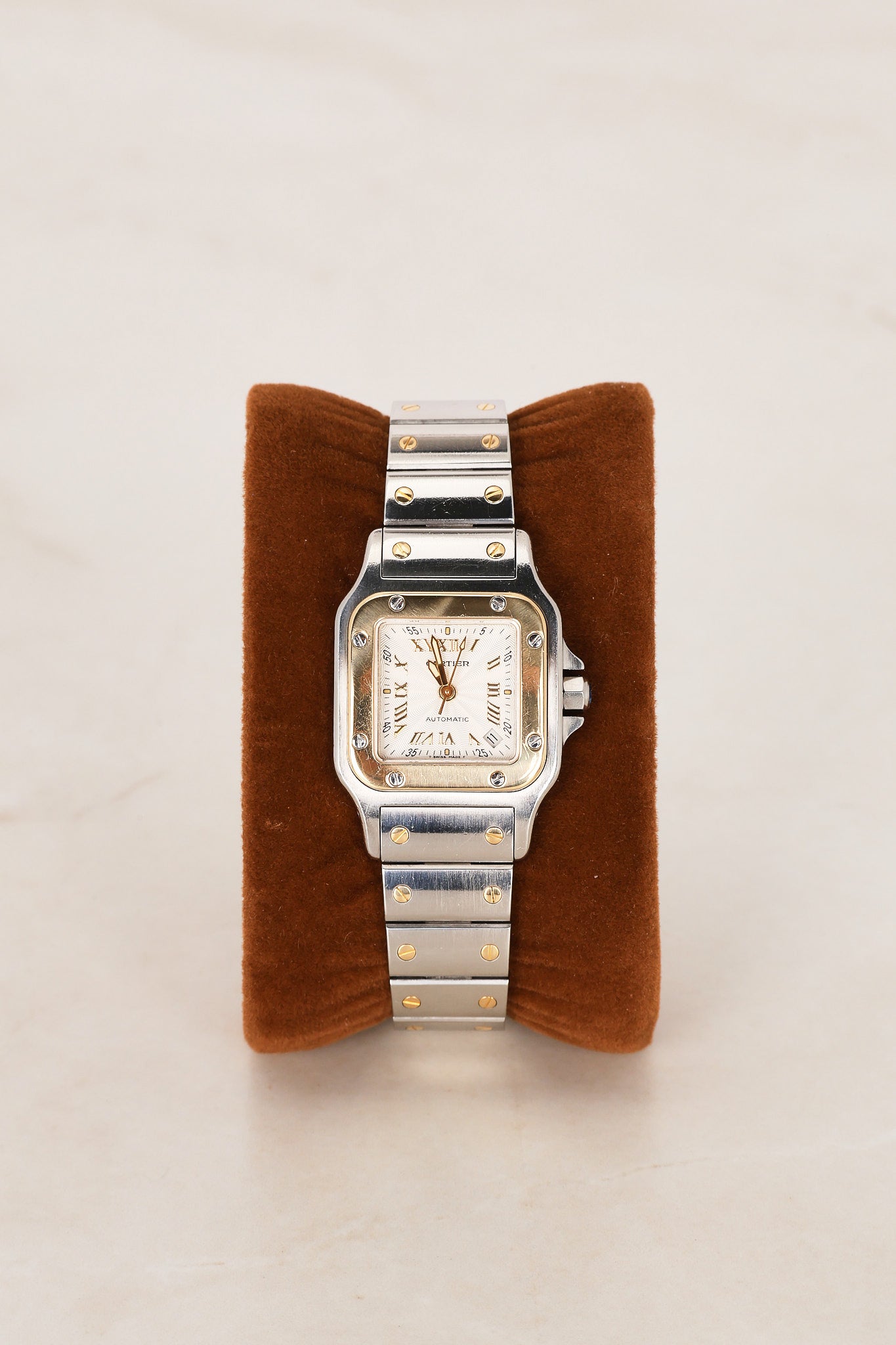 Cartier Automatic Santos Galbee Two-Tone Watch 24mm