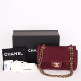 Chanel Mini Rectangular Purple Suede GHW