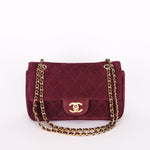 Chanel Mini Rectangular Purple Suede GHW