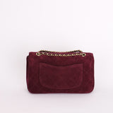Chanel Mini Rectangular Purple Suede GHW