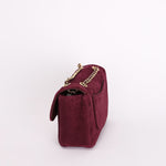 Chanel Mini Rectangular Purple Suede GHW