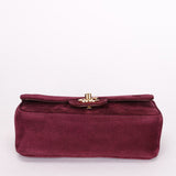 Chanel Mini Rectangular Purple Suede GHW