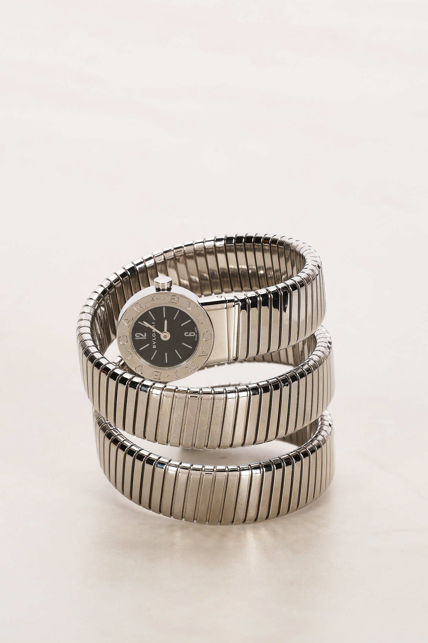 Bvlgari Tubogas Serpenti Stainless Steel Watch 18mm