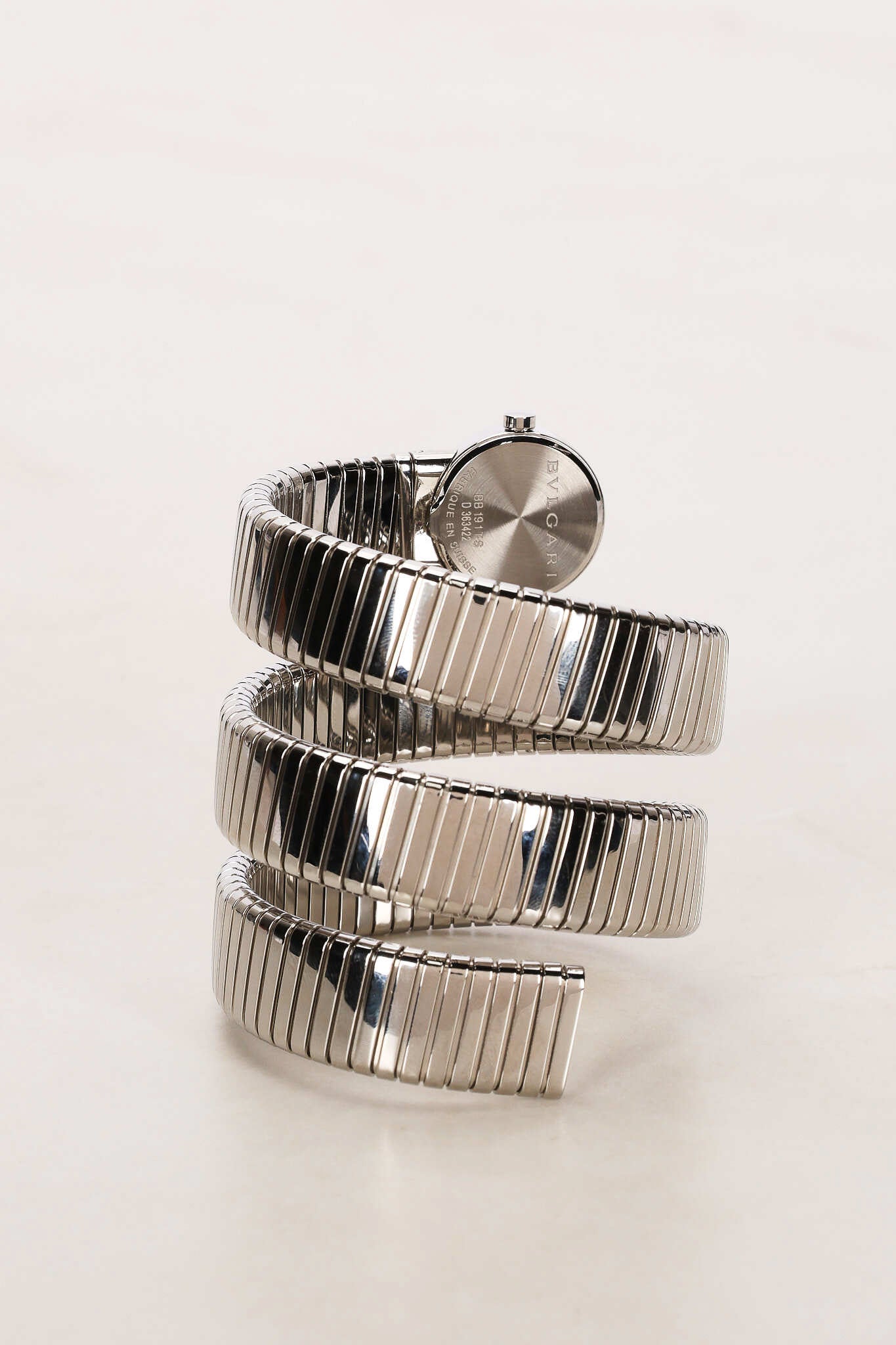 Bvlgari Tubogas Serpenti Stainless Steel Watch 18mm