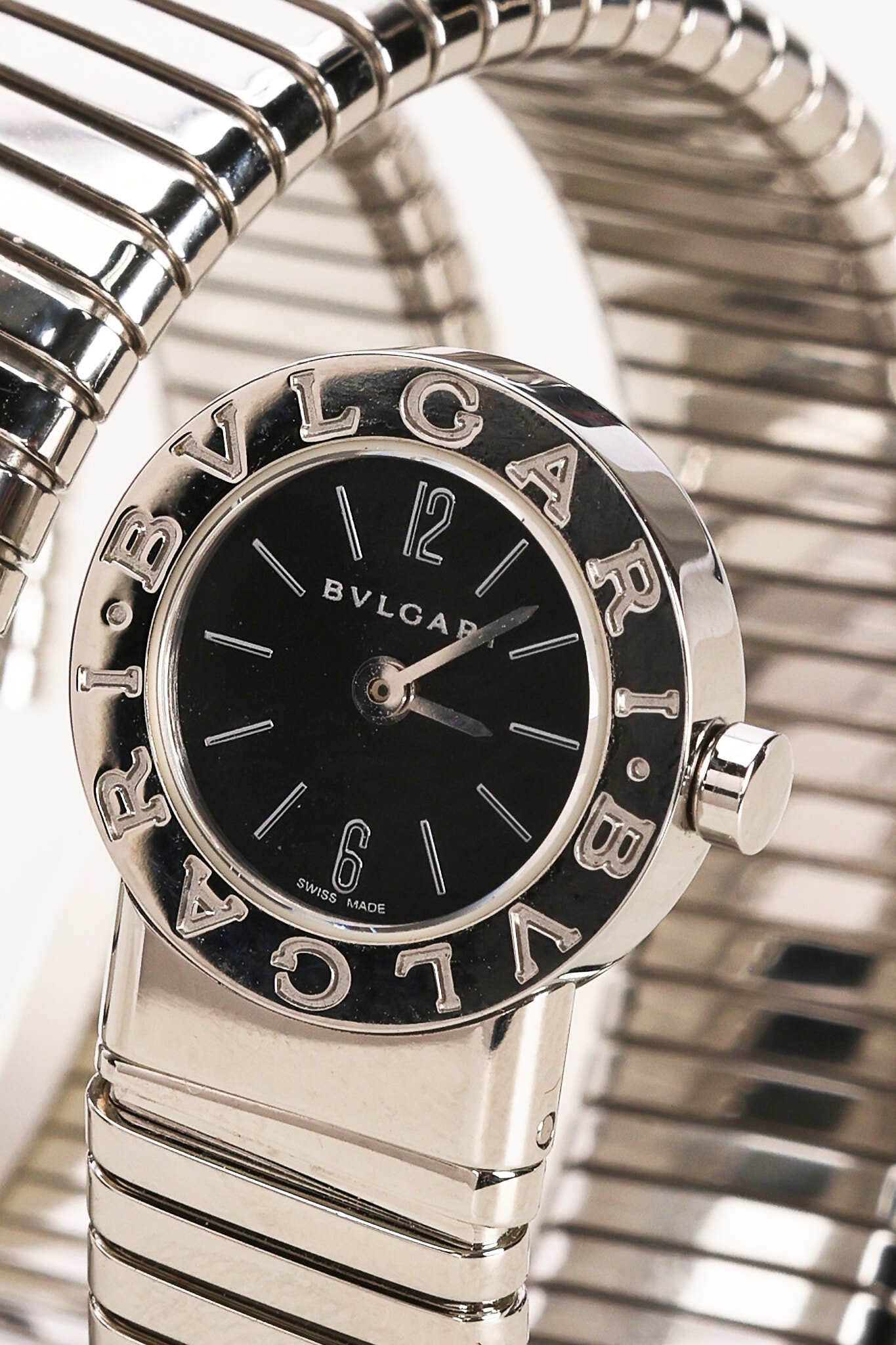 Bvlgari Tubogas Serpenti Stainless Steel Watch 18mm