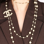 Chanel 2016 CC Chanel Pearl Layered Necklace