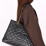 Chanel Timeless Grand Shopping Tote Black Caviar GHW