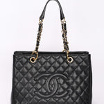 Chanel Timeless Grand Shopping Tote Black Caviar GHW